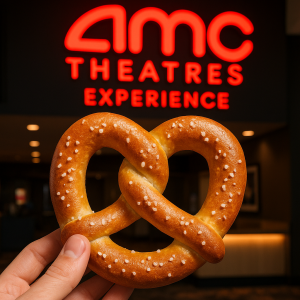VIP Movie Night: Theatre rental + Pretzel Bites Party Pack  for 10 Guests